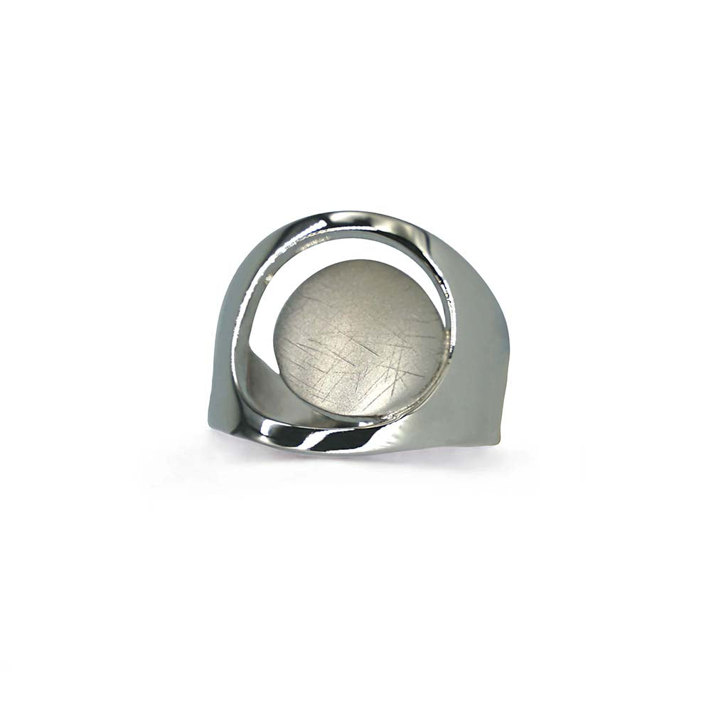 My Sun, My Moon and All My Stars Ring - Rhodium Plated Sterling Silver