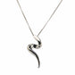 Catch Me If You Can Necklace - Rhodium Plated Sterling Silver