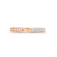 the Stone Sparkle Ring -  Rose Gold Plated Sterling Silver