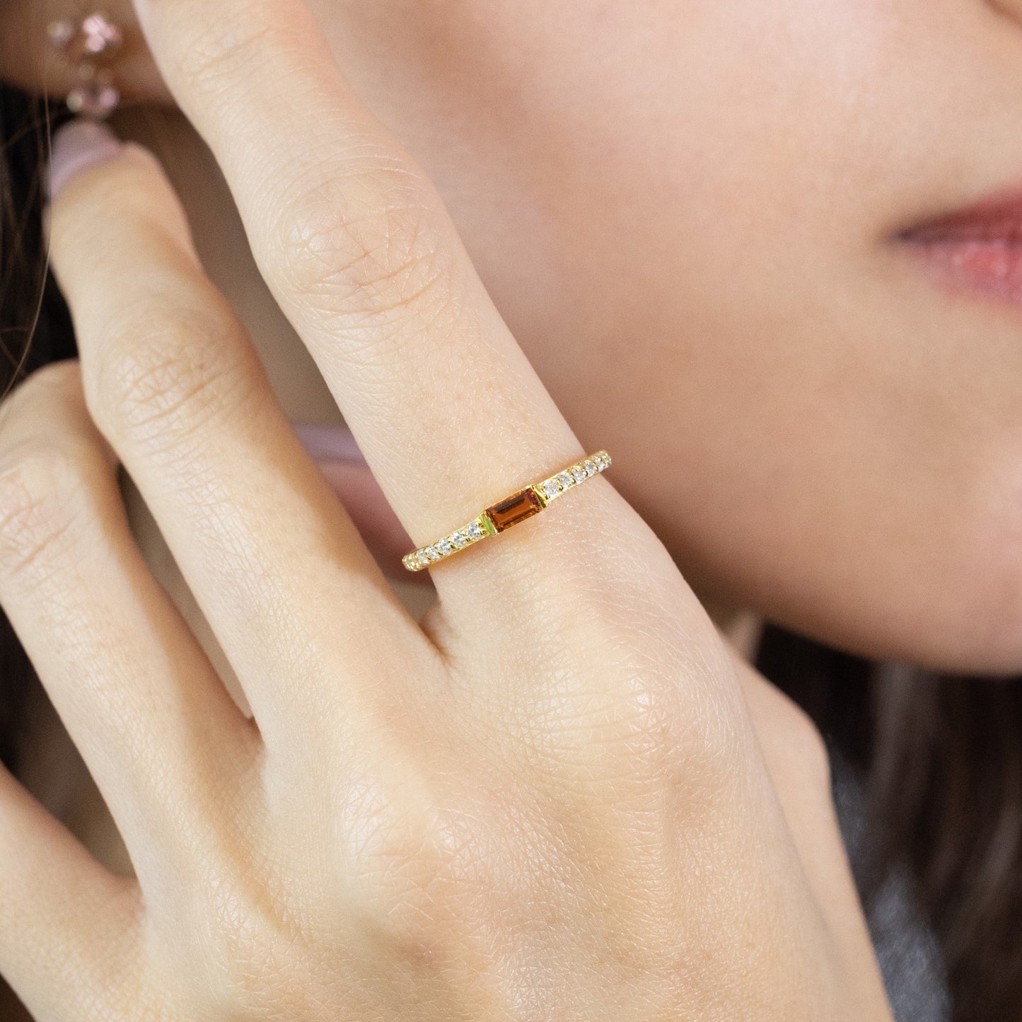 Wow！ She shines Ring - Citrine