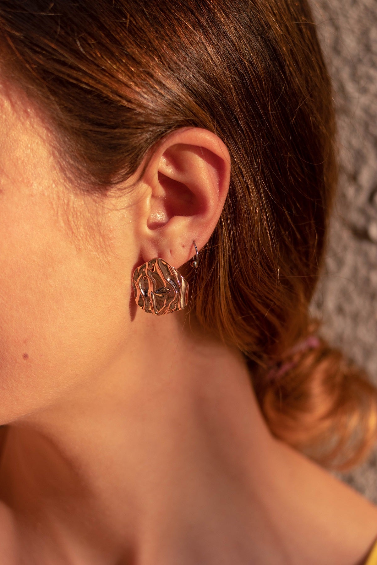 Explosion Earrings - Gold Plated Sterling Silver