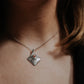 Meteor Shower Necklace - Rhodium Plated Sterling Silver