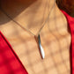 Iron Will Necklace - Rhodium Plated Sterling Silver