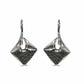 Meteor Shower Earrings - Rhodium Plated Sterling Silver